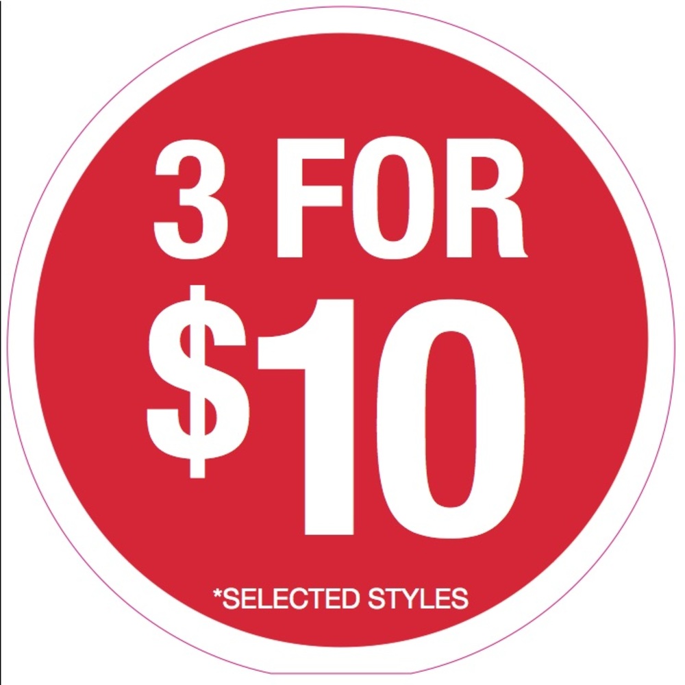 PICK THREE SHIRTS FOR $10